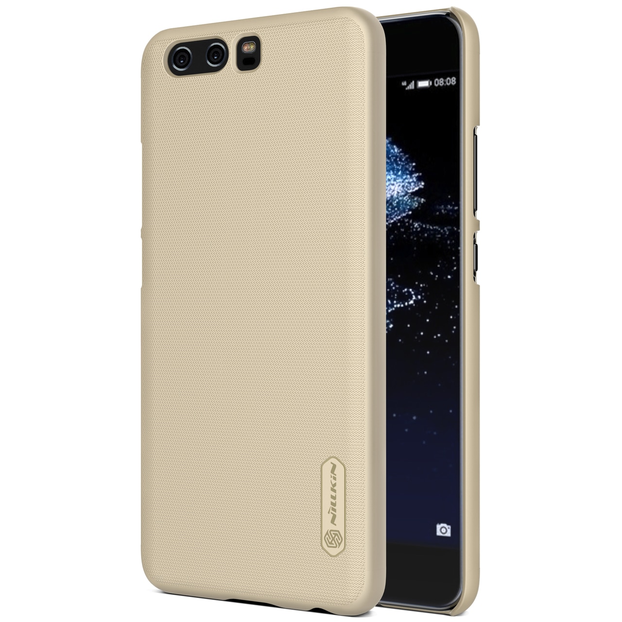Huawei P10 Frosted Shield Hard Back Cover by Nillkin - Gold
