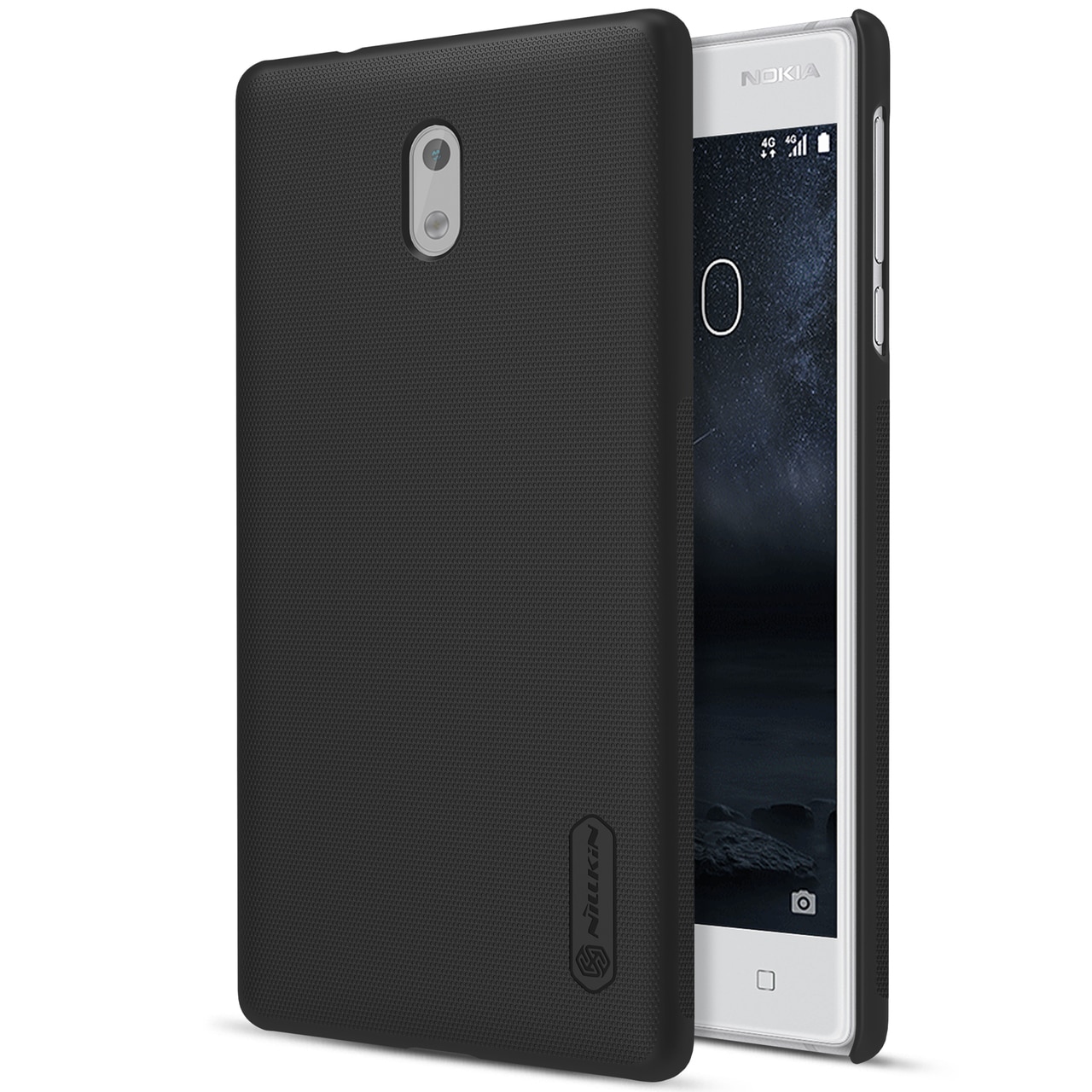 Nillkin Original Frosted Shield Back Cover for Nokia 3 with Free Screen Protector