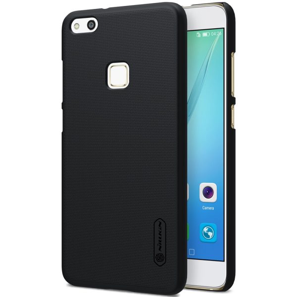 Huawei P10 Lite Frosted Shield Hard Back Cover by Nillkin - Midnight Black.