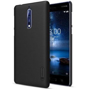 Nokia 8 Frosted Shield Back Cover by Nillkin - Black