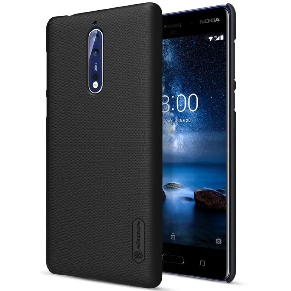 Nokia 8 Frosted Shield Back Cover by Nillkin - Black Nokia 8 Frosted Shield Back Cover by Nillkin - Black