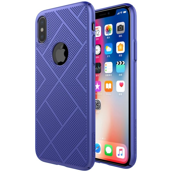 iPhone X Air Case Breathable Hard Back Cover by Nillkin - Blue