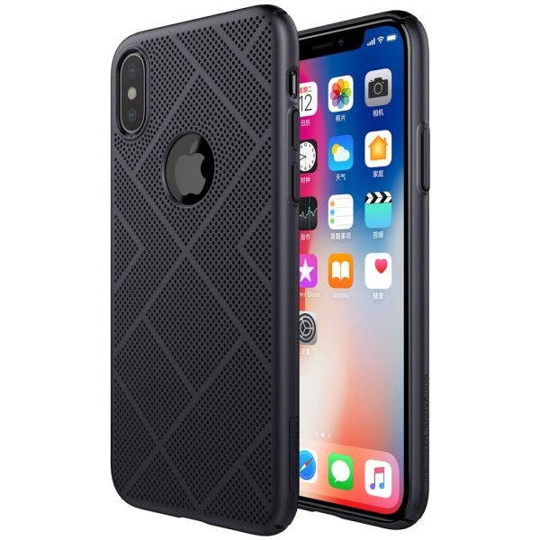 iPhone X Air Case Breathable Hard Back Cover by Nillkin - Black iPhone X Air Case Breathable Hard Back Cover by Nillkin - Black