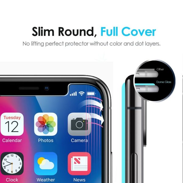 Apple iPhone XS / iPhone X Whitestone Dome Glass with UV Light & Easy Install Kit Apple iPhone XS / iPhone X Whitestone Dome Glass with UV Light & Easy Install Kit