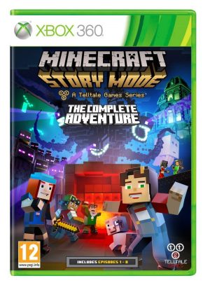 Minecraft: Story Mode The Complete Adventure  Xbox 360  -  Telltale Games