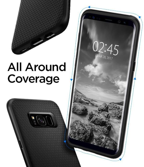 Samsung Galaxy S8 Spigen Liquid Air Case - Black