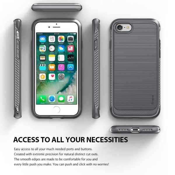 Apple iPhone 8 / 7 Ringke Onyx Rugged Case - Black