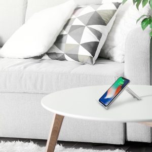 Spigen F303W Wireless Fast Charger for all Qi Certified Devices - White