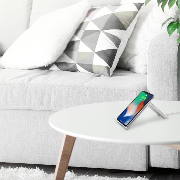 Spigen F303W Wireless Fast Charger for all Qi Certified Devices - White