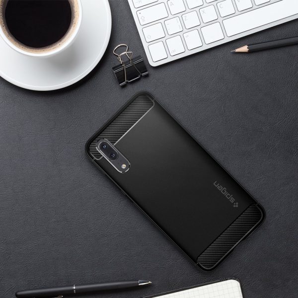 Huawei P20 Spigen Rugged Armor Case - Black Huawei P20 Spigen Rugged Armor Case - Black