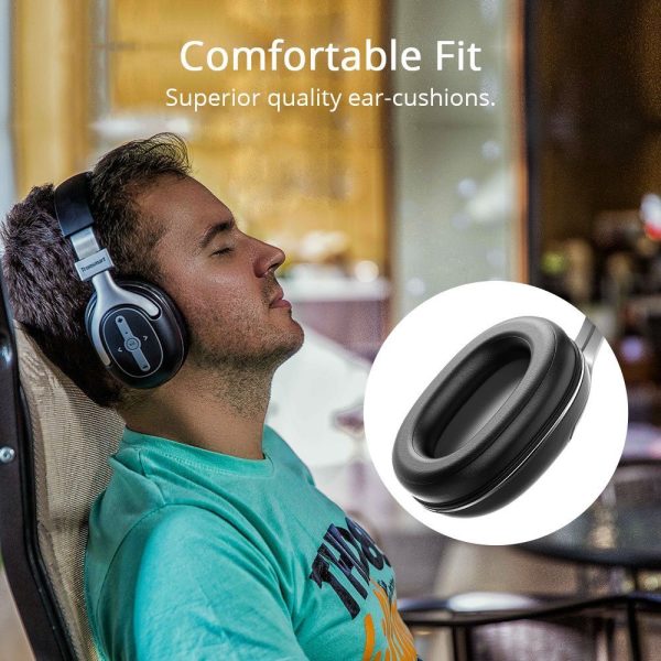 Tronsmart Encore S6 Active Noise Cancelling Headphones with 24 Hours Playtime and Built-in Mic and 3.5mm Audio Jack