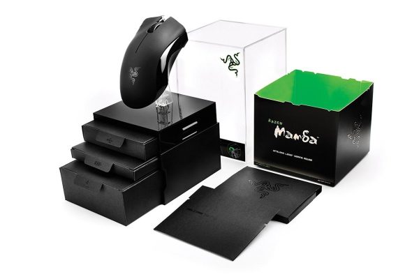 Razer Mamba Elite Wireless Gaming Mouse, 6400dpi, 4G Dual Sensor