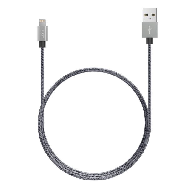 AUKEY Lightning Cable, 3.3ft Apple Certified and Braided Exomesh Cable for iPhone 7, 7 Plus, 6S, 6 Plus, iPad Pro - CB-D24
