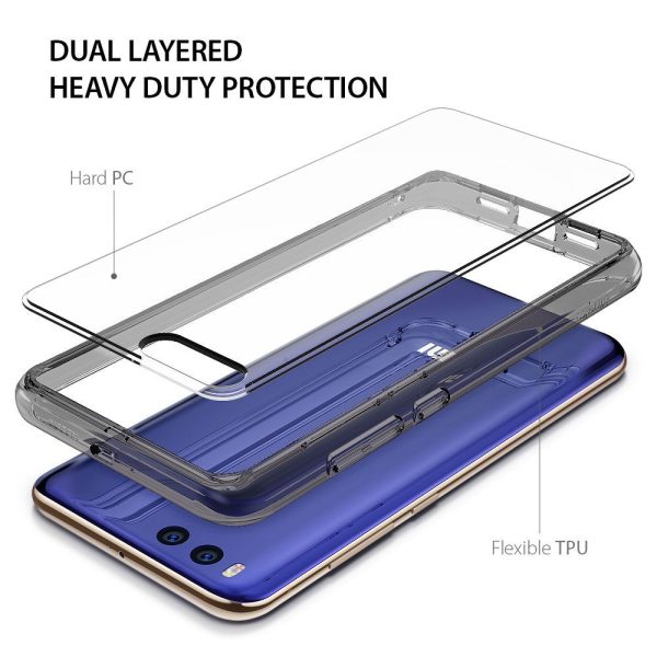 Xiaomi Mi 6 Ringke Original Fusion Scratch Resistant Hybrid Soft & Hard Case - Smoke Black