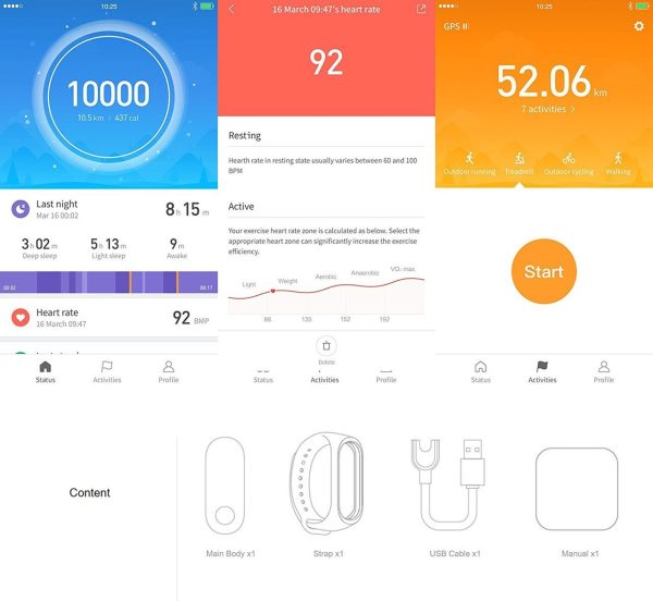 Xiaomi Mi Band 3 Fitness Band ( Black )