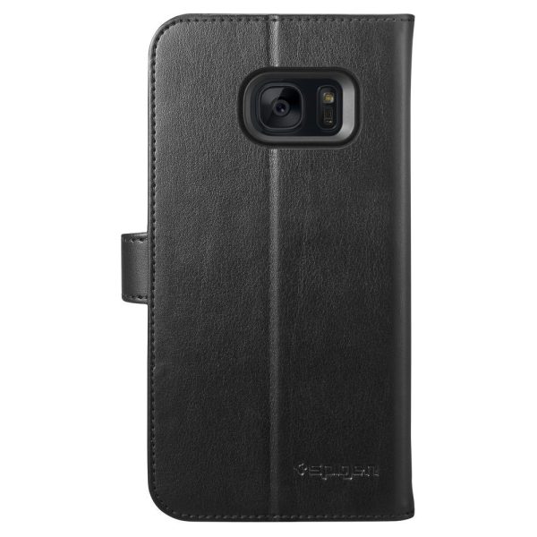 Samsung Galaxy S7 Edge Spigen Original Wallet S Flip Cover Case  - Black