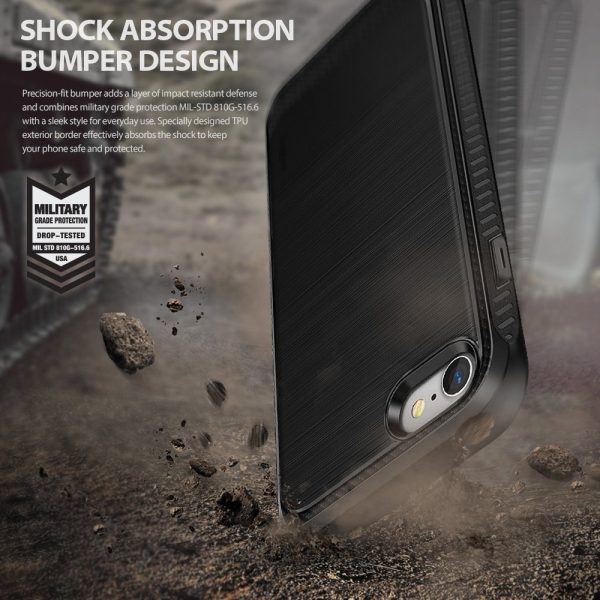 Apple iPhone 8 / 7 Ringke Onyx Rugged Case - Black