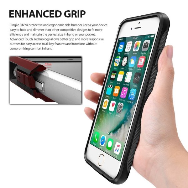 Apple iPhone 8 / 7 Ringke Onyx Rugged Case - Black