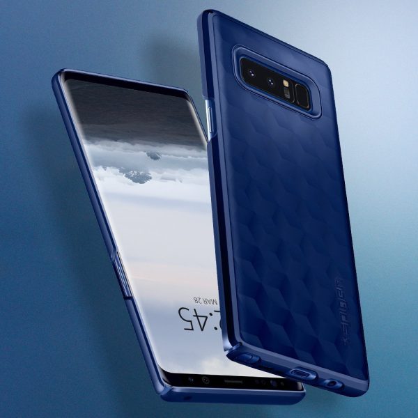 Galaxy Note 8 Original Spigen Original Thin Fit - Deep Sea Blue Galaxy Note 8 Original Spigen Original Thin Fit - Deep Sea Blue