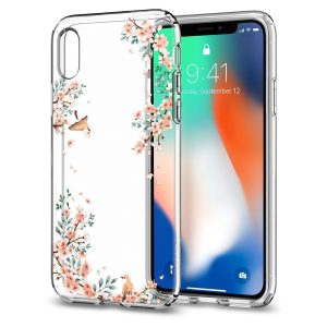 Apple iPhone X Spigen Liquid Crystal Blossom Nature Case