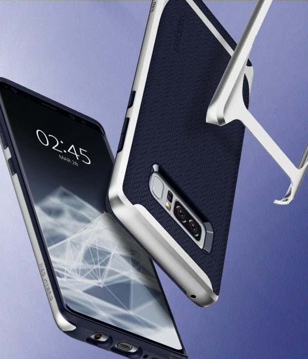 Samsung Galaxy Note 8 Original Spigen Case Neo Hybrid - Arctic Silver