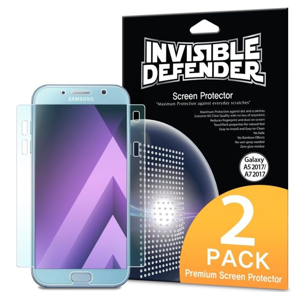 Samsung Galaxy A7 2017 Full Coverage Protector RIngke Invisible Defender Samsung Galaxy A7 2017 Full Coverage Protector RIngke Invisible Defender
