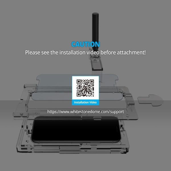 Google Pixel 2 Xl Whitestone Dome Glass with UV Light & Easy Install Kit