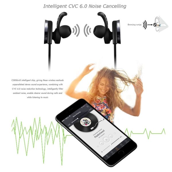 Riversong Wireless Bluetooth Sports Earbuds - C02 Metallic Grey