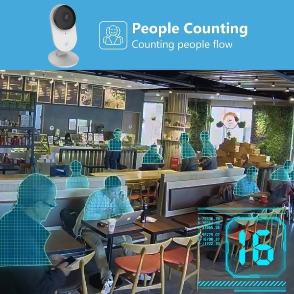 YI Home Camera 2 1080p Wireless IP Security Surveillance System HDR International English Version