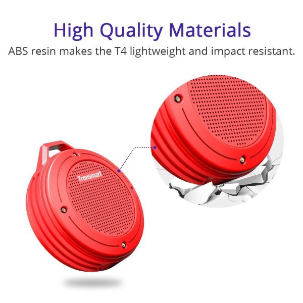 Tronsmart Element T4  Bluetooth Waterproof Portable Speaker - Red