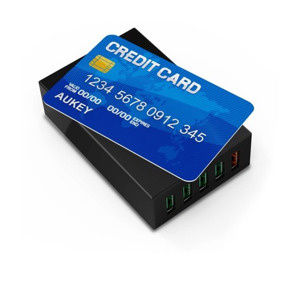 AUKEY 5-Port 54W Desktop Charger with QC 3.0 - Black - PA-T15