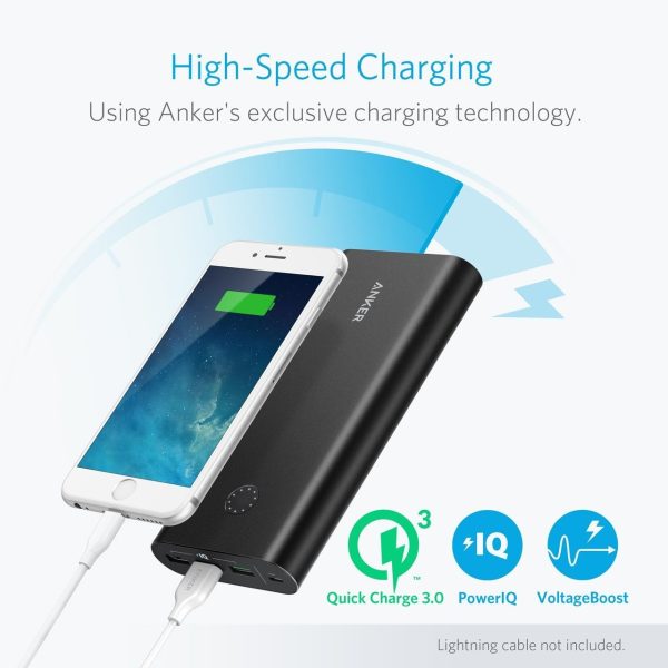 Anker PowerCore+ 26800 Premium Portable Charger with Qualcomm Quick Charge 3.0 (A1374011 )