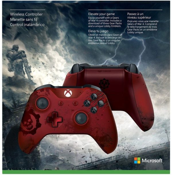 Xbox Wireless Controller - Gears of War 4 Crimson Omen Limited Edition  - Microsoft