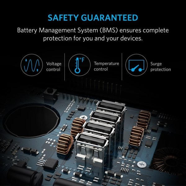 Anker PowerHouse, Compact 400Wh / 120,000mAh Portable Outlet, Generator Alternative Rechargeable Power Source with Silent DC/AC Power Inverter, 12V Car, AC & USB Outputs