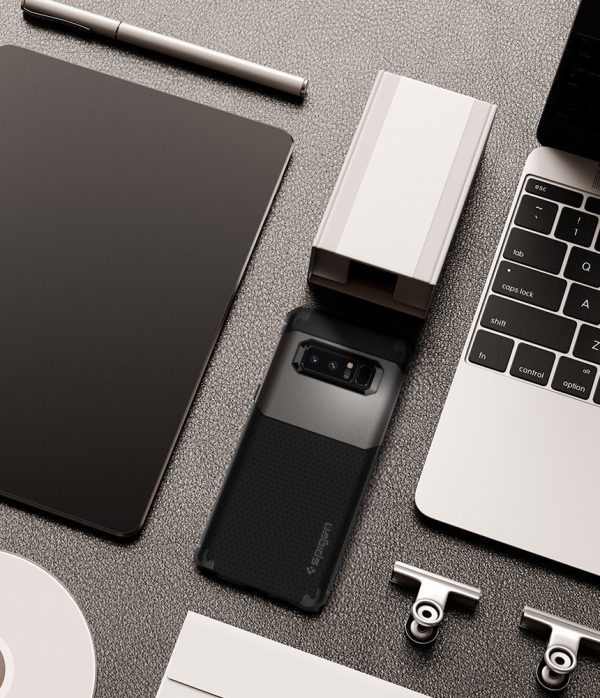 Galaxy Note 8 Spigen Hybrid Armor Case - Gunmetal Galaxy Note 8 Spigen Hybrid Armor Case - Gunmetal