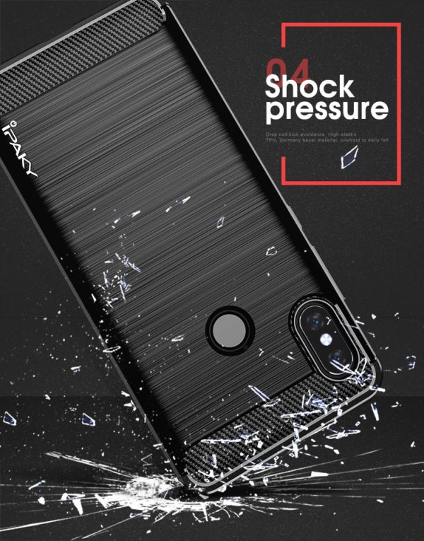Redmi Note 5 / Redmi Note 5 Pro / Redmi Note 5 Ai  Concise Series / Slim Anti-fingerprint TPU Case by iPaky - Black.