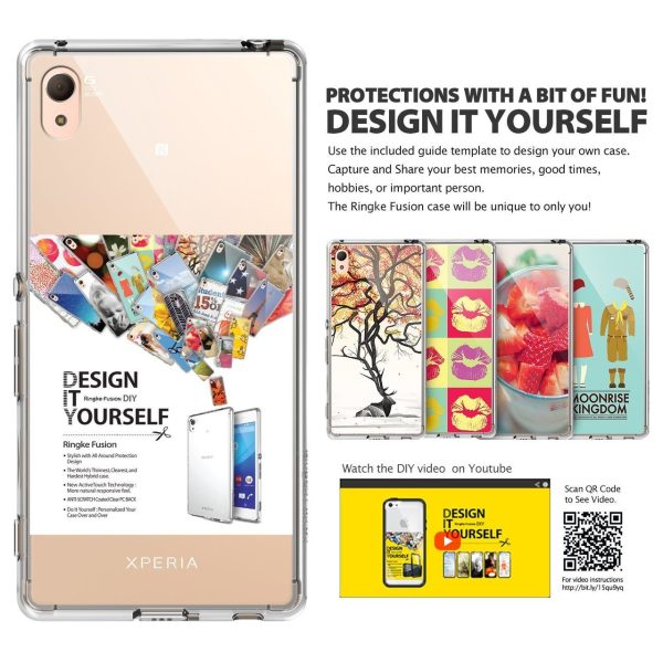 Sony Xperia Z3+ (Z4) Ringke Hybrid Drop Protection Fusion Case