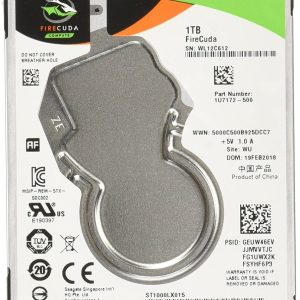 Seagate Firecuda Gaming 1TB 2.5-Inch SATA 6GB/s 5400rpm 128 MB Cache Internal Hard drive (ST1000LX015)