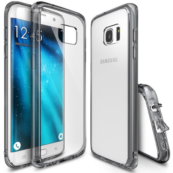 Samsung Galaxy S7 Edge Ringke Fusion Scratch Resistant Hard Case - Smoke Black