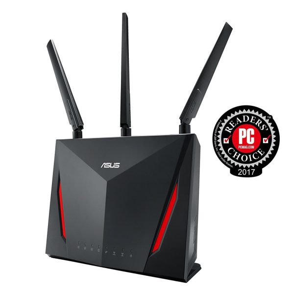 ASUS RT-AC86U WiFi Dual-band Gigabit Wireless Router AC2900 ASUS RT-AC86U WiFi Dual-band Gigabit Wireless Router AC2900