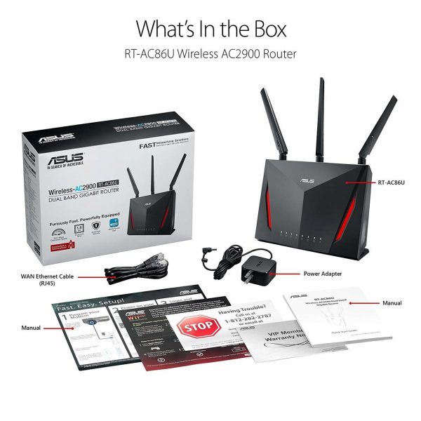 ASUS RT-AC86U WiFi Dual-band Gigabit Wireless Router  AC2900
