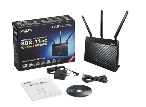 ASUS RT-AC68U Dual-Band Wireless Gigabit Router AC1900