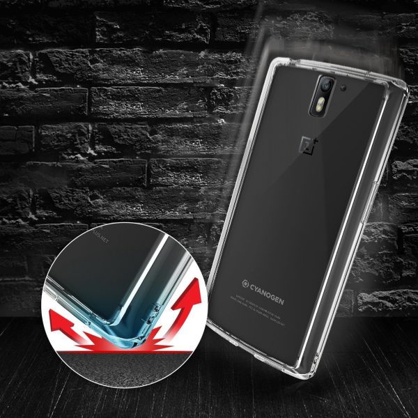 OnePlus One Ringke Hybrid Drop Protection Fusion Case - Crystal Clear