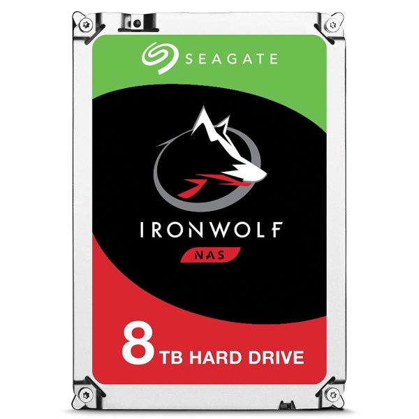 Seagate 8TB IronWolf NAS SATA 6Gb/s NCQ 256MB Cache 3.5-Inch Internal Hard Drive (ST8000VN0022)