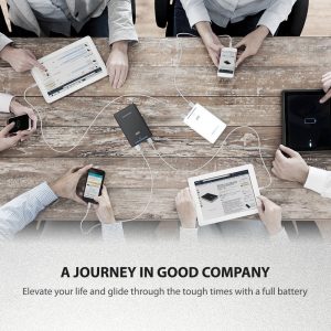 RAVPower 16750mah Power Bank External Battery Pack 4.5A Dual USB Output External Phone Charger Power Pack