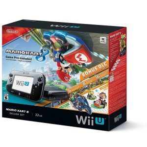 Nintendo Wii U 32GB Console Deluxe Set With Mario Kart 8 - Black