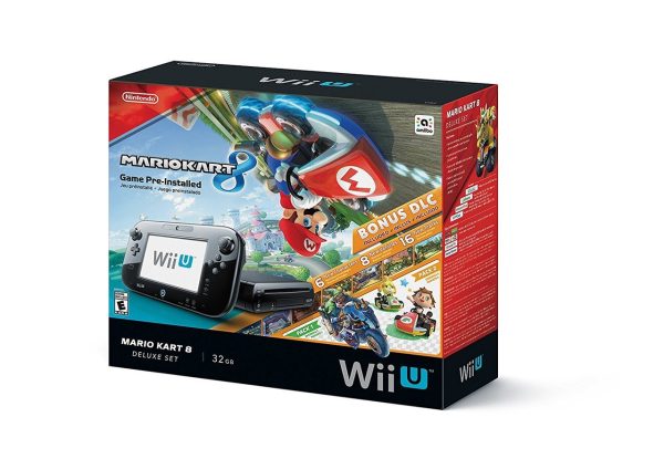 Nintendo Wii U 32GB Console Deluxe Set With Mario Kart 8 - Black