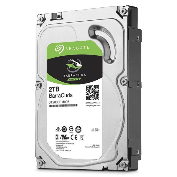 Seagate 2TB BarraCuda SATA 6 Gb/s 7200 RPM 64MB Cache 3.5 Inch Desktop Hard Drive