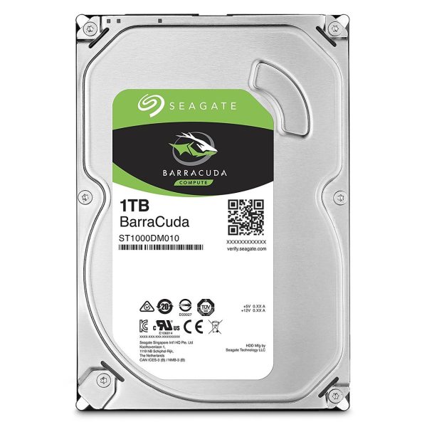 Seagate 1TB BarraCuda SATA 6Gb/s 7200 RPM 64MB Cache 3.5 Inch Desktop Hard Drive Seagate 1TB BarraCuda SATA 6Gb/s 7200 RPM 64MB Cache 3.5 Inch Desktop Hard Drive