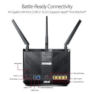 ASUS RT-AC86U WiFi Dual-band Gigabit Wireless Router  AC2900